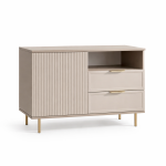 Comodă Soft cu fronturi MDF , finisaj casmir