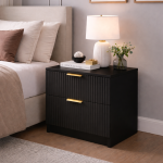 Noptiera Riflaj Negru