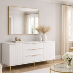 Comoda Soft 3 sertare Alb