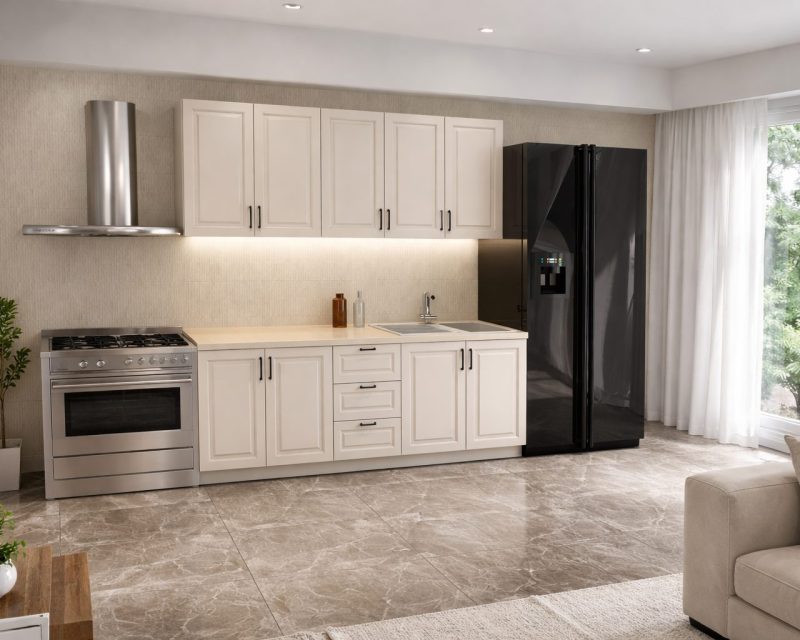 Bucatarie 200 L | Casmir | Mdf  frezat si vopsit