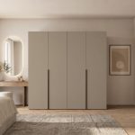 Dulap Dressing 4 usi casmir (bazalt), 160x200x50