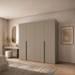 Dulap Dressing 4 usi casmir (bazalt), 160x200x50